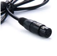 AC Adapters, Power Cords - Rolux 4-Pin XLR Female with 4-Pins Male Connector - quick order from manufacturerAC Adapters, Power Cords - Rolux 4-Pin XLR Female with 4-Pins Male Connector - quick order from manufacturer