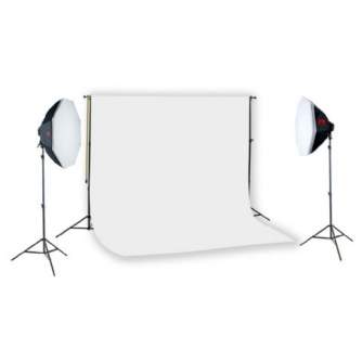 Комплект освещения с фоном - Falcon Eyes Background System incl. Light 18x28W - быстрый заказ от производителя