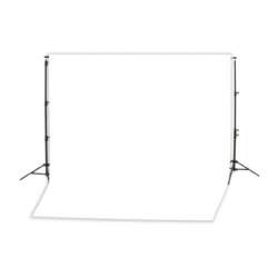 Background Set with Holder - Falcon Eyes Background System B-8510 with Roll Arctic White 2,75 x 11m - quick order from manufacturer