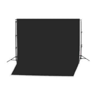 Background Set with Holder - Falcon Eyes Background System B-8510 with Roll Black 2,75 x 11m - quick order from manufacturer