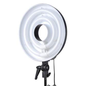 LED Gredzenveida lampas - Falcon Eyes Ring Lamp Set RFL-3 with Light Stand - ātri pasūtīt no ražotāja
