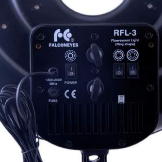 LED кольцевая лампа - Falcon Eyes Ring Lamp Set RFL-3 with Light Stand - быстрый заказ от производителя