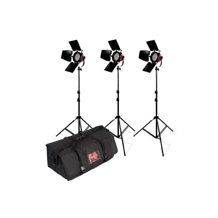Halogēnās apgaismojums - StudioKing Halogen Video Set TLR800-3 Dimmable - ātri pasūtīt no ražotāja