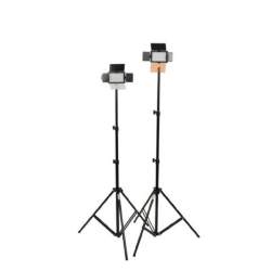 Falcon Eyes LED Lamp Set Dimmable DV-160V with lightstands -