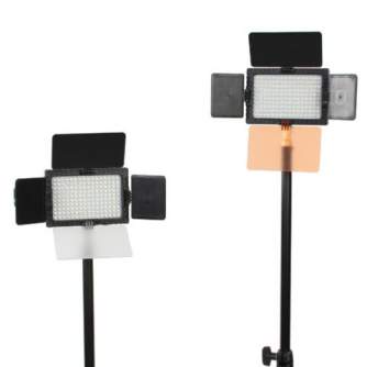 LED Light Set - Falcon Eyes LED Lamp Set Dimmable DV-160V with lightstands - quick order from manufacturer