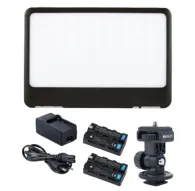 On-camera LED light - Falcon Eyes Soft LED Lamp Set DV-80SL with 2 batteries - quick order from manufacturerOn-camera LED light - Falcon Eyes Soft LED Lamp Set DV-80SL with 2 batteries - quick order from manufacturer