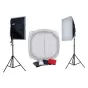 Priekšmetu foto galdi - Falcon Eyes Product Photo- Set with 75x75x75 Photo Tent with Lighting 1600W - ātri pasūtīt no ražotāja