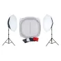 Предметные столики - Falcon Eyes Product Photo- Set with 120x120x120 Photo Tent and Lighting 2200W - быстрый заказ от производит