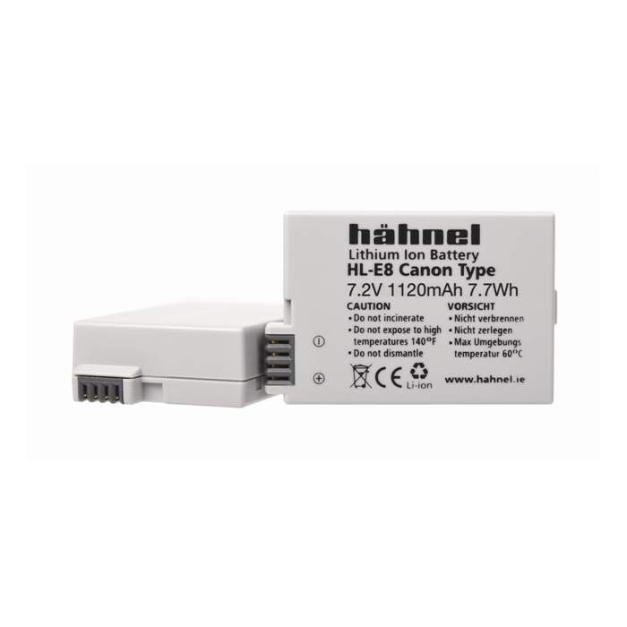 Camera Batteries - HÄHNEL DK BATTERY CANON HL-E8 - buy today in store and with delivery