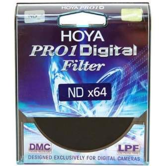 ND neitrāla blīvuma filtri - Hoya Pro1 Digital Neutral Density 64x 55mm Filter - ātri pasūtīt no ražotāja