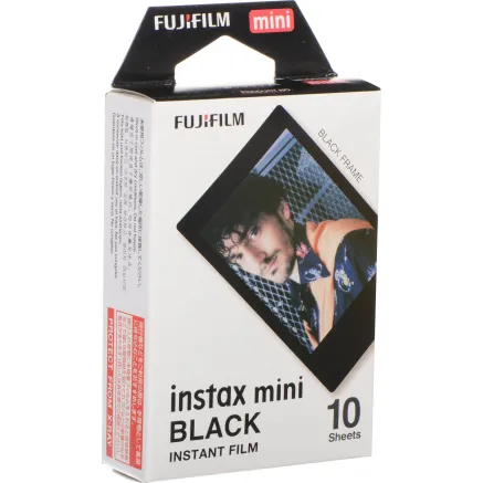 FUJIFILM Colorfilm instax mini BLACK FRAME Film (10 Exposures)