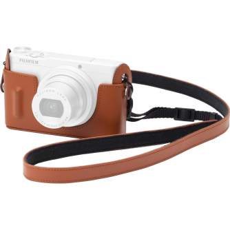 Camera Bags - Fujifilm BLC-XQ1 Bottom Leather Case for XQ1 Digital BLC XQ1 brown - quick order from manufacturer
