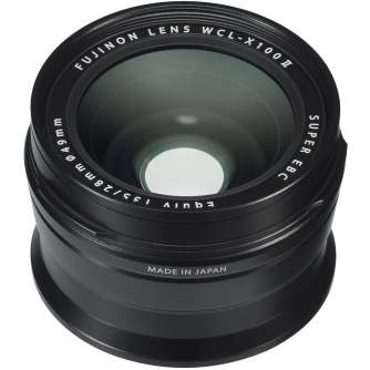 Objektīvi - FUJIFILM WCL-X100 II Wide Conversion Lens (X100F, X100T, X100S, X100) Silver - ātri pasūtīt no ražotāja
