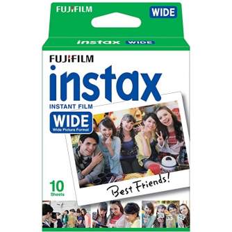 Картриджи для инстакамер - FUJIFILM Colorfim instax WIDE GLOSSY (10pcs.) - купить сегодня в магазине и с доставкой