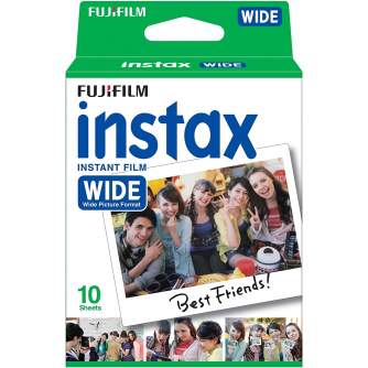 Картриджи для инстакамер - FUJIFILM Colorfim instax WIDE GLOSSY (10pcs.) - купить сегодня в магазине и с доставкой