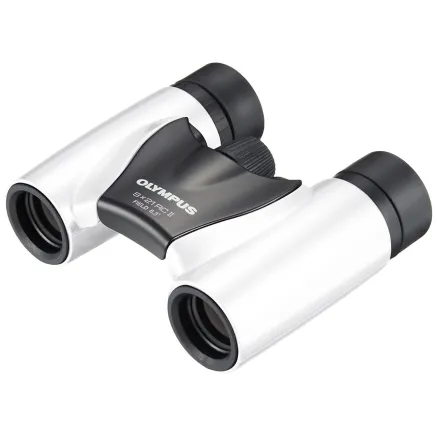 Olympus 8x21 RC II Binoculars Pearl White incl. Case