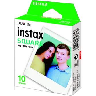 Картриджи для инстакамер - Fujifilm Colorfilm instax SQUARE GLOSSY 10PK - купить сегодня в магазине и с доставкой