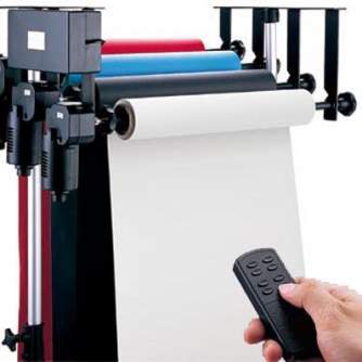 Background holders - Falcon Eyes Background System Electric B-4WE for 4 rolls - quick order from manufacturer