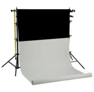 Background Set with Holder - Falcon Eyes Background System SPK-3 with 3 Rolls Black/White/Blue 1.35x11 m - quick order from manufacturerBackground Set with Holder - Falcon Eyes Background System SPK-3 with 3 Rolls Black/White/Blue 1.35x11 m - quick order from manufacturer