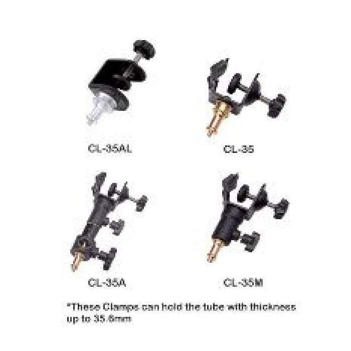 Holders Clamps - Falcon Eyes Tube Clamp + Spigot CL-35A - quick order from manufacturer