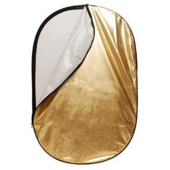 Foldable Reflectors - Falcon Eyes Reflector 5 in 1 RRK-3648SLG 92x122 cm - buy today in store and with delivery