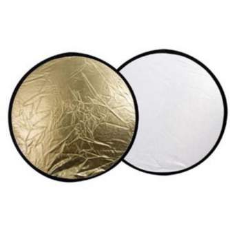 Foldable Reflectors - Falcon Eyes Reflector CFR-32G Gold/White 82 cm - quick order from manufacturer