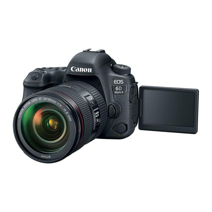 Spoguļkameras - Canon EOS 6D Mark II DSLR Camera with 24-105mm f/4 II L Lens - ātri pasūtīt no ražotāja