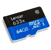 Aksesuāri - Micro SD 64GB 633x atmiņas karte ar SD adapteriAksesuāri - Micro SD 64GB 633x atmiņas karte ar SD adapteri
