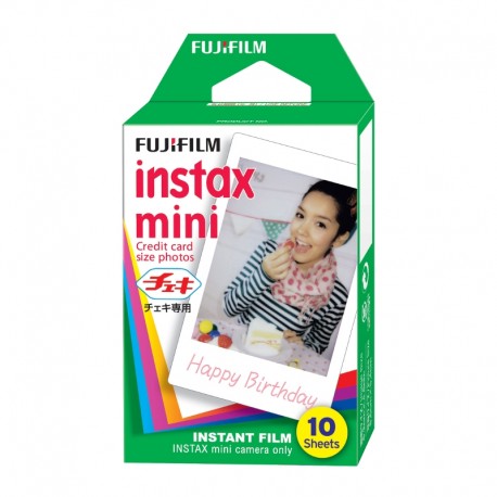 Картриджи для инстакамер - FUJIFILM instax mini film (glossy) (color) (1x10 - single pack) - купить сегодня в магазине и с доставкой
