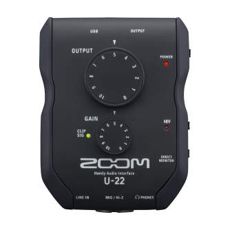 Audio Mikserpulti - Zoom U-22 Handy Audio Interface USB - ātri pasūtīt no ražotāja