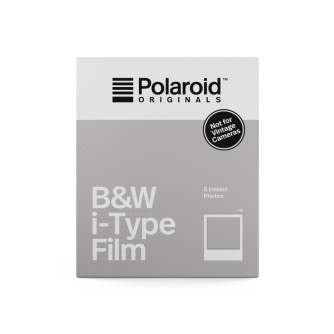 Instantkameru filmiņas - POLAROID ORIGINALS B&W FILM FOR I-TYPE - perc šodien veikalā un ar piegādi