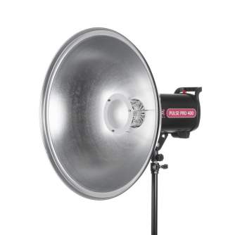 Barndoors Snoots & Grids - Quadralite Beauty Dish Silver 55cm - quick order from manufacturer