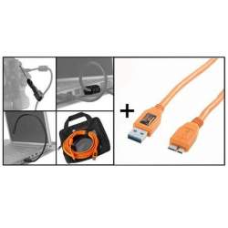 Cables - Tether Tools Starter Tethering Kit with USB 3.0 Micro-B Cable 4,6m - quick order from manufacturer
