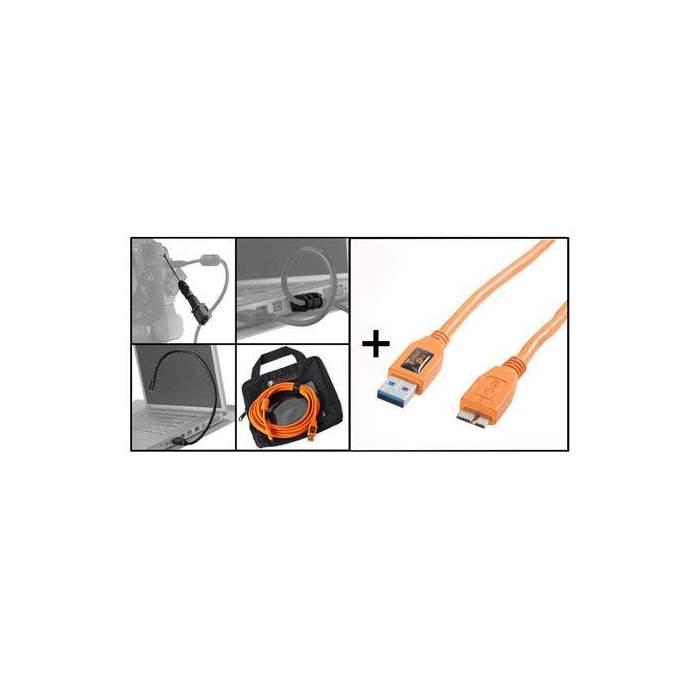 Кабели - Tether Tools Starter Tethering Kit with USB 3.0 Micro-B Cable 4,6m - быстрый заказ от производителя