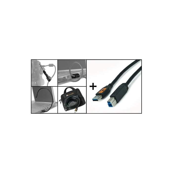 Cables - Tether Tools Starter Tethering Kit with USB 3.0 A to B 4,6m - quick order from manufacturer