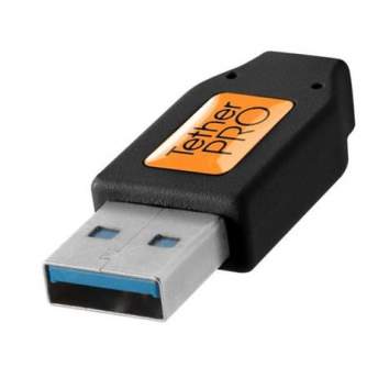 Kabeļi - Tether Tools Tether Pro USB 3.0 male to Micro-B 5 pin 4,6m - perc šodien veikalā un ar piegādi