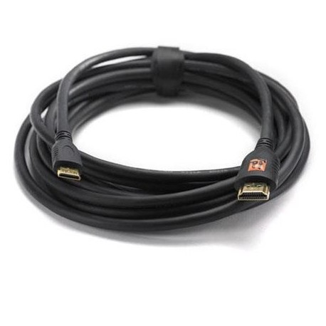 Кабели - Tether Tools Tether Pro Mini-HDMI C to HDMI A 4.6m Black - быстрый заказ от производителя