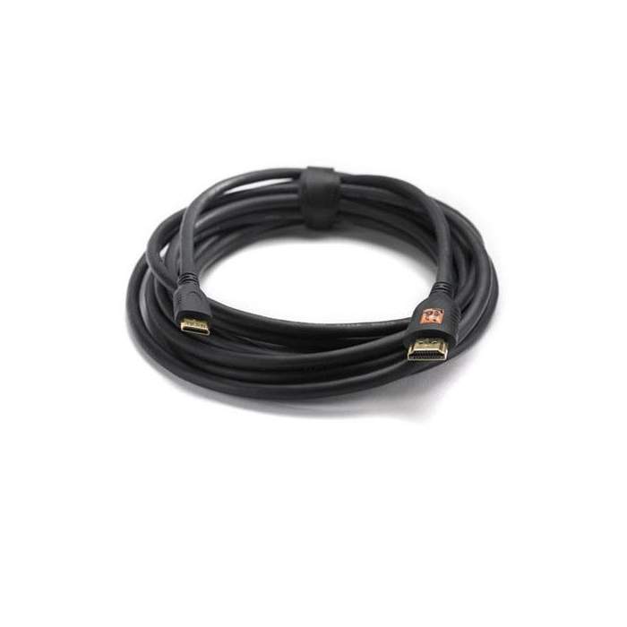 Cables - Tether Tools Mini-HDMI C to HDMI A 4.6m Black - quick order from manufacturer