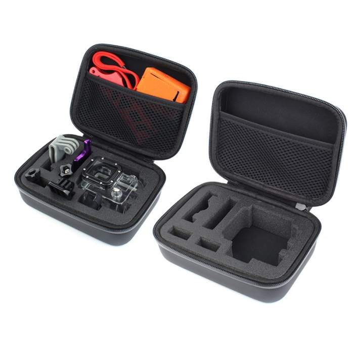 Vairs neražo - Portable Carry Hard Case EVA Bag Protection for hero 4 3+ 3 2 1Camera Mount 22cm x 17cm x 7cm 