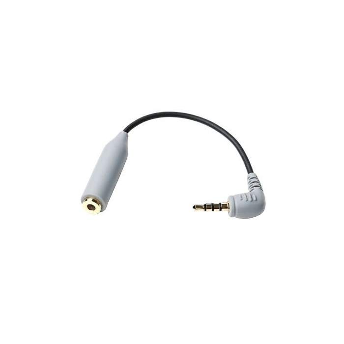 Аудио кабели, адаптеры - Boya Smartphone Adapter BY-CIP for iOS and Android - TRS TRRS - купить сегодня в магазине и с доставкой