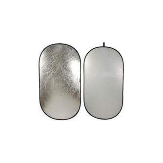 Складные отражатели - Linkstar Reflector 2 in 1 R-90120SW Silver/White 90x120 cm - купить сегодня в магазине и с доставкой