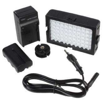 LED Lampas kamerai - Falcon Eyes LED lamp set DV60 + battery - ātri pasūtīt no ražotāja