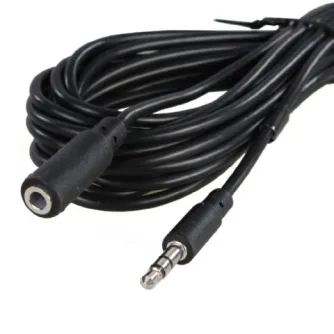 Audio vadi, adapteri - Stereo Audio Extension Cable 3.5 mm TRS Male - 3.5 mm TRS Female 5m - ātri pasūtīt no ražotāja