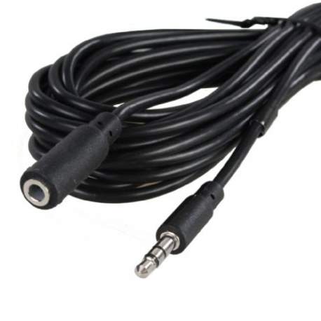 Mikrofonu aksesuāri - Stereo Audio Extension Cable 3.5 mm Male - 3.5 mm Female 5m - ātri pasūtīt no ražotāja