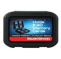 Futlāri atmiņas kartēm - DELKIN WEATHER RESISTANT CASE FOR 8 SD MEMORY CARDS - быстрый заказ от производителяFutlāri atmiņas kartēm - DELKIN WEATHER RESISTANT CASE FOR 8 SD MEMORY CARDS - быстрый заказ от производителя