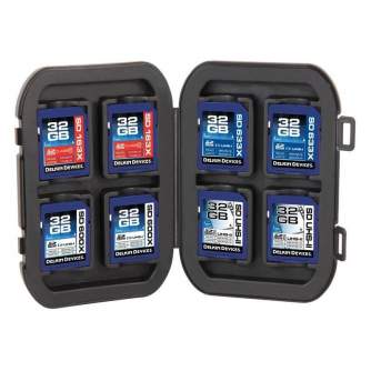 Memory Card Case - DELKIN WEATHER RESISTANT CASE FOR 8 SD MEMORY CARDS - quick order from manufacturer