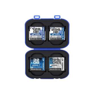 Memory Cards - DELKIN WEATHER RESISTANT CASE FOR 8 CF/CFAST CARDS - quick order from manufacturer