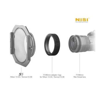 Adapters for filters - NISI ADAPTER RING FOR S5/S6 HOLDER NIK14-24/TAM15-30 - 77MM ADP 77MM S5 14-24 - quick order from manufacturer