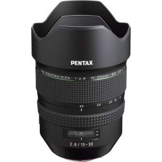Lenses - Ricoh/Pentax Pentax HD D FA 15-30mm 2,8 ED SDM WR W/Case - quick order from manufacturer