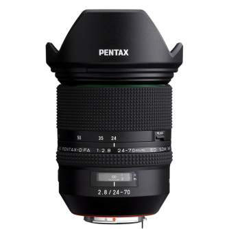 Objektīvi - PENTAX HD D FA 24-70MM F2.8ED SDM WR W/CASE - ātri pasūtīt no ražotāja